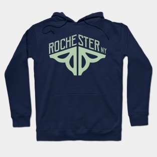 Rochester flower logo - angle Hoodie